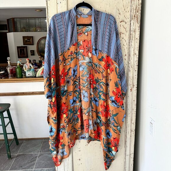 NORDSTROM RAYON KIMONO sz OS - Picture 2 of 3